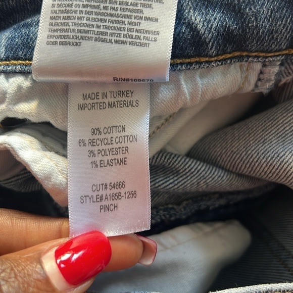 Agolde Pinch Waist Skinny Denim Jeans Size 26 - Picture 11 of 12